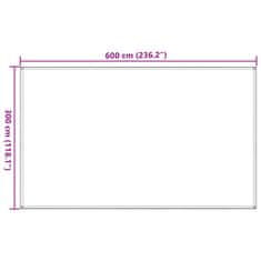 Vidaxl Preproga za šotor 300x600 cm modra HDPE