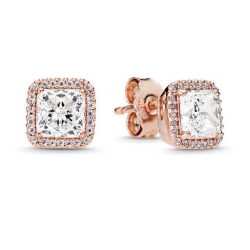 Flor de Cristal Uhani Catarina II z zirkoni