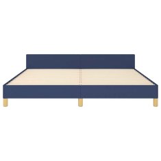 Vidaxl Posteljni okvir z vzglavjem brez vzmetnice 180x200 cm blago