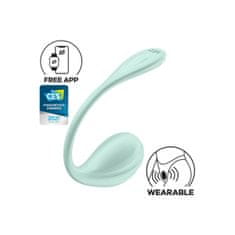 Satisfyer Prenosni vibrator G-točke PARTNER - Smooth Petal, zelen