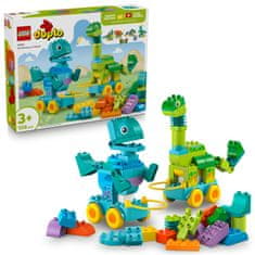 DUPLO 10451 Dinozavri na kolesih 3v1