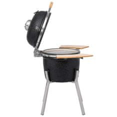 Vidaxl Kamado keramični žar z dimljenjem 76 cm