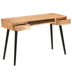 Vidaxl Pisalna miza iz trdnega akacijevega lesa 118x45x76 cm