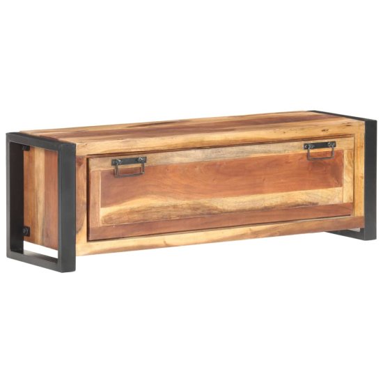 Vidaxl Omarica za čevlje 120x35x40cm trden les s finišem iz palisandra