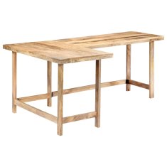 Vidaxl Pisalna miza 180x120x76 cm trden mangov les