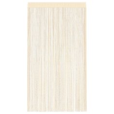 Vidaxl Zavese iz nitk 2 kosa 100x250 cm kremne barve