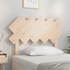 Vidaxl Posteljno vzglavje 104x3x80,5 cm trdna borovina