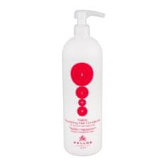 Kallos KJMN Nourishing 1000 ml balzam za poškodovane in suhe lase za ženske