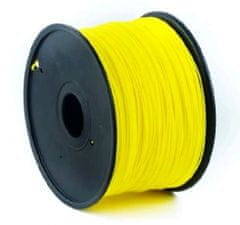 Gembird Tiskarska vrvica (filament) ABS, 1,75 mm, 1 kg, rumena