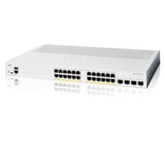 Cisco Catalyst stikalo C1200-24FP-4G (24xGbE,4xSFP,24xPoE+,375W) - REFRESH