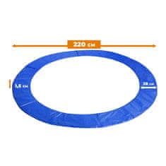 Aga Pokrivalo za vzmeti za trampolin 220 cm Modra