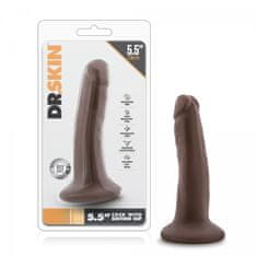 Dr. Skin Dildo Dr. Skin, 14 cm, temno rjav
