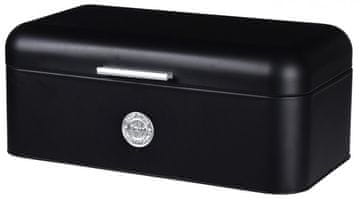 ProGarden BISTRO črna posoda za kruh 42 x 22 x 16 cm KO-C80601970