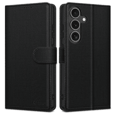 Tech-protect Wallet RS knjižni ovitek za Samsung Galaxy S25, črna