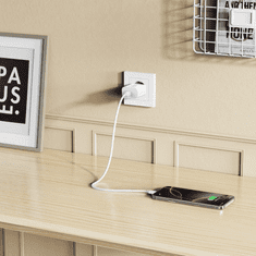 Tech-protect NC20W polnilnik USB-C PD 20W + kabel USB-C, bela