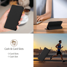 Tech-protect Wallet RS knjižni ovitek za Samsung Galaxy S25, črna