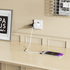 Tech-protect NC20W polnilnik USB-C PD 20W + kabel USB-C / Lightning, bela