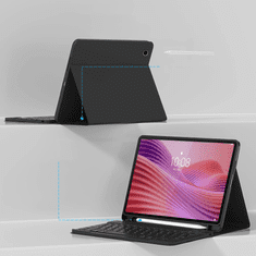 Tech-protect SC Pen Keyboard etui z tipkovnico za Lenovo Tab 10.1'', črna