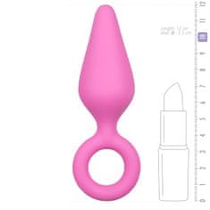Easytoys Rožnat analni čep - srednji