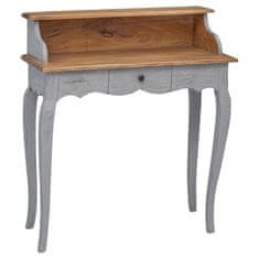 Vidaxl Pisalna miza trden mahagonij 80x40x92 cm