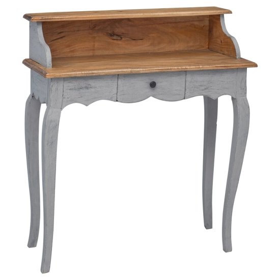 Vidaxl Pisalna miza trden mahagonij 80x40x92 cm