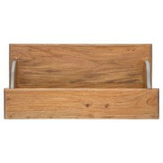 Vidaxl Pisalna miza trden mahagonij 80x40x92 cm