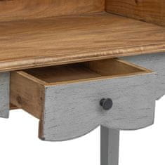 Vidaxl Pisalna miza trden mahagonij 80x40x92 cm