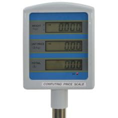 Vidaxl Elektronska paketna tehtnica z LCD zaslonom 30 kg
