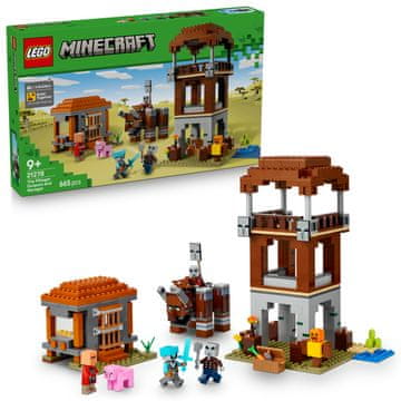 LEGO Minecraft 21278 Plenilska postojanka in Uničevalec