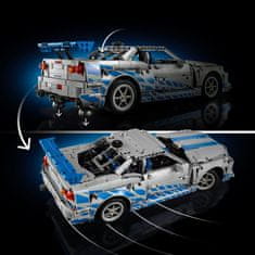 LEGO Technic 42210 Avtomobil 2 Fast 2 Furious Nissan Skyline GT-R (R34)