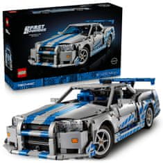 Technic 42210 Avtomobil 2 Fast 2 Furious Nissan Skyline GT-R (R34)