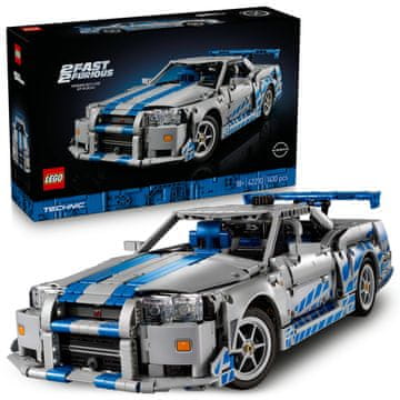 LEGO Technic 42210 Avtomobil 2 Fast 2 Furious Nissan Skyline GT-R (R34)