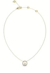 Guess Elegantna pozlačena ogrlica M`ama Non M`ama JUBN04665JWYGT/U