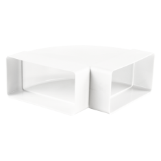 VENTS Napa ploščato vodoravno pravokotno koleno 90° 90x220mm
