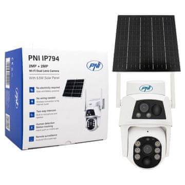PNI Video nadzorna kamera IP794, Solarna, CAMhi