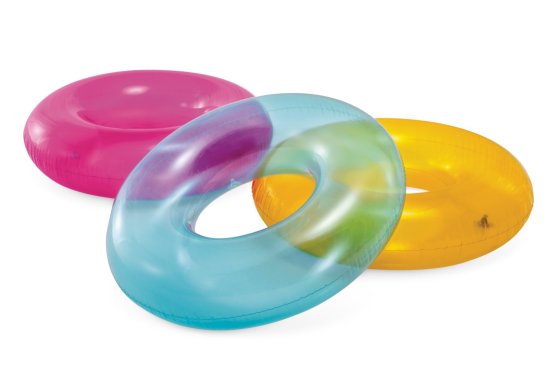 Intex Napihljiv obroč prozoren 76cm