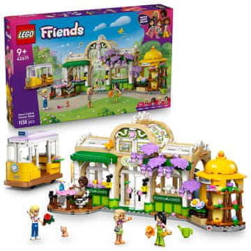 LEGO Friends 42671 Rastlinska kavarna in cvetličarna
