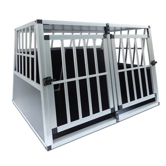 MATSPORT Kletka za prevoz psa XXL 91x104x69 cm
