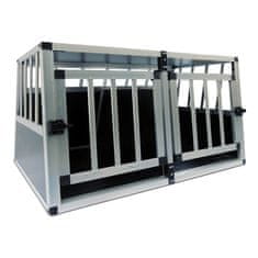 MATSPORT Kletka za prevoz psa S-Double 69x89x50 cm
