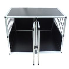 MATSPORT Kletka za prevoz psa XXL 91x104x69 cm