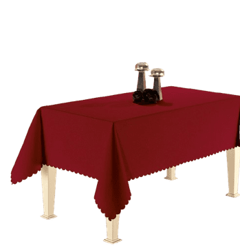 Priresa Namizni Prt GOFRE BORDO, 140 x 180 cm