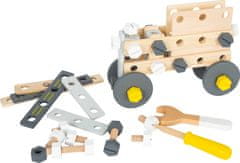 Small foot by Legler Leseni konstrukcijski set z orodjem – Mini gradbeni komplet