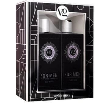 Vivian Gray Darilni set za nego telesa za moške Oud Wood Set