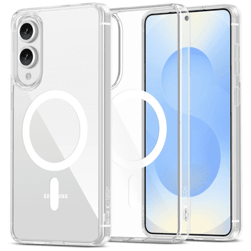 Tech-protect FlexAir Hybrid MagSafe ovitek za Samsung Galaxy S25 Edge, prozoren