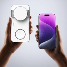 Tech-protect A47 MagSafe brezžični polnilnik na mobitel / AirPods / Apple Watch 15W, bela
