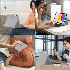 Tech-protect SC Pen Keyboard etui z tipkovnico za iPad 10.9'' 10gen 2022 / 11'' 11gen 2025, siva