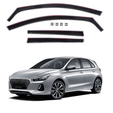 SCOUTT SCOUTT Okenski deflektorji za Hyundai i30 2017-Nad Kombilimuzina / CW 4ks