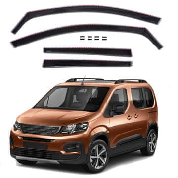 SCOUTT SCOUTT Okenski deflektorji za Peugeot Rifter 2023-Nad 4ks