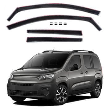 J&J Automotive GP Okenski deflektorji za Citroen Berlingo 2023-Nad 4 kosa