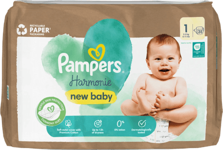  Pampers Harmonie plenice, 2-5 kg, 35/1